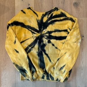 Urban Renewal Yellow Tie-Dye Crewneck